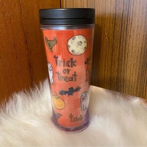 🛍️3/$30 2009 Starbucks Halloween trick or treat travel  mug